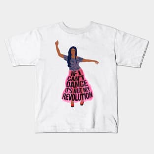 If I can't dance it's not my revolution Kids T-Shirt